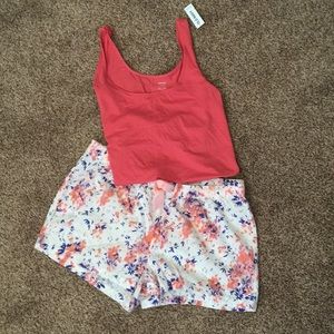 Old Navy sleep shorts (L) and matching tank(XL)